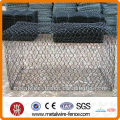 PVC coated and galvanized gabion basket for construction